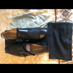 John Bakery Double Monk Strap Dress Shoes NWT